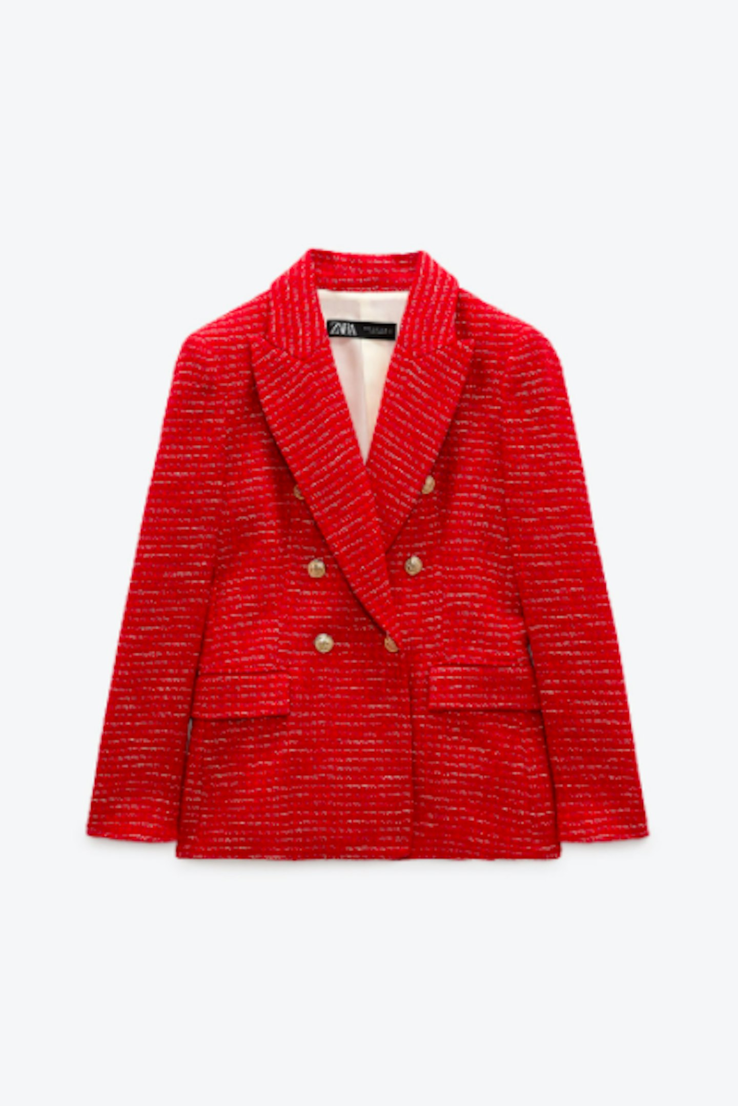 Zara basic red blazer hotsell